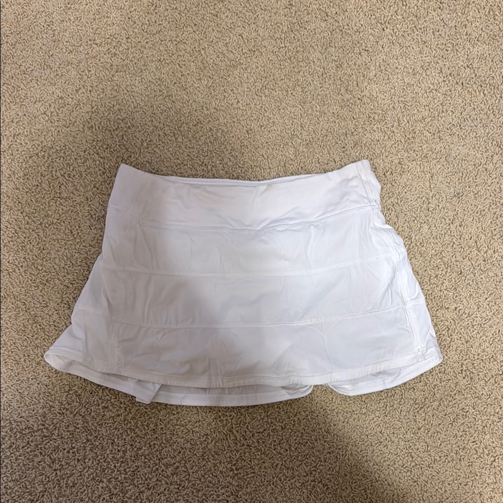 White Lululemon Tennis Skirt